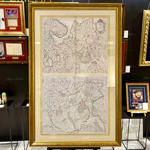 Карта Московии. Картограф Гийом Делиль. Париж, 1746 год