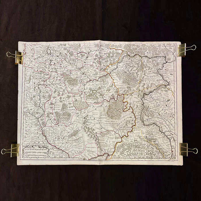Map of Muscovy. Cartographer Guillaume Delille. Paris, 1746