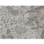 Карта Московии. Картограф Гийом Делиль. Париж, 1746 год