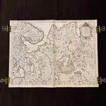 Карта Московии. Картограф Гийом Делиль. Париж, 1746 год