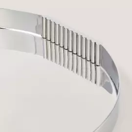 Поднос круглый "Thorpe" из никелированной стали