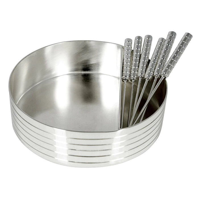 Montgomery olive bowl with skewers