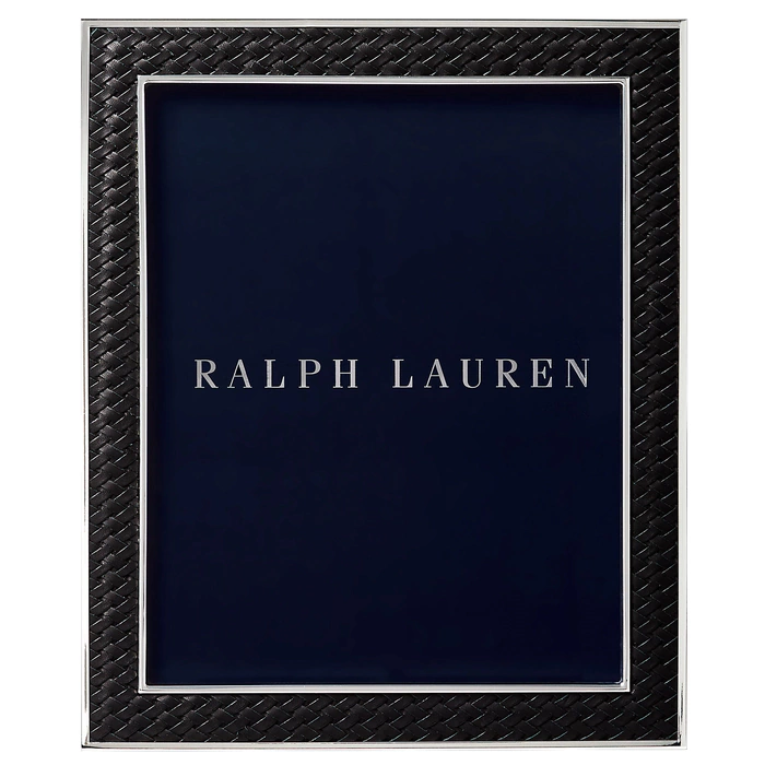 Brockton photo frame, black, large