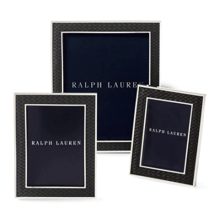 Brockton photo frame, black, large