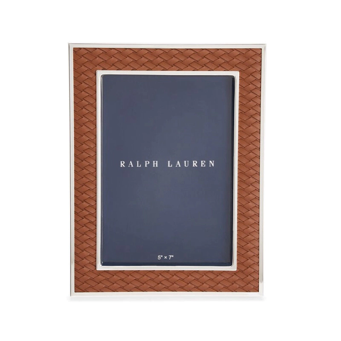 Brockton photo frame, brown, small