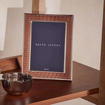Brockton photo frame, brown, small