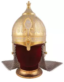 Helmet with a barmice, Zlatoust