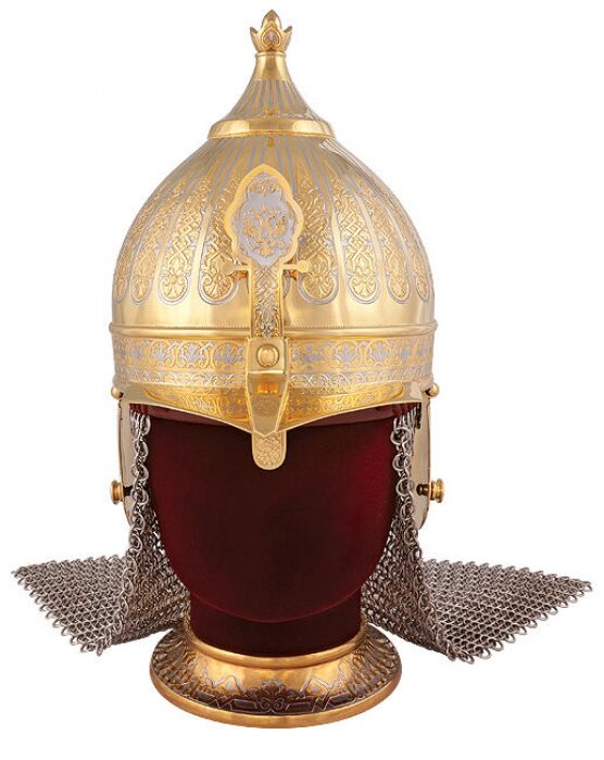 Шлем с бармицей, Златоуст