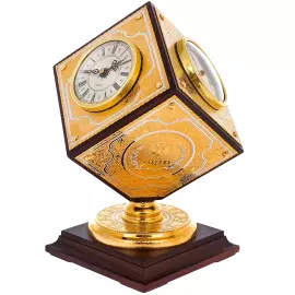 Cube weather station on a square stand, Zlatoust