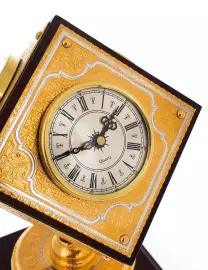 Cube weather station on a square stand, Zlatoust