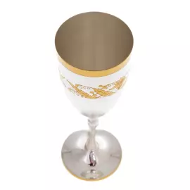 Бокал серебряный "Версаль" с позолотой, №50