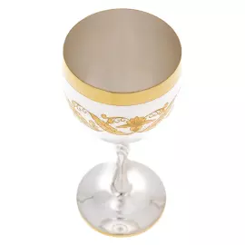 Бокал серебряный "Версаль" с позолотой, №45