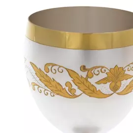 Бокал серебряный "Версаль" с позолотой, №45