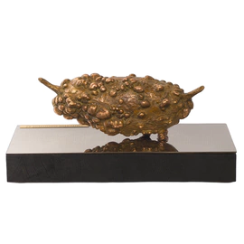 Author's bronze sculpture "Unidentified object #2"