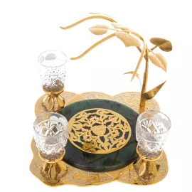 Vodka set "Bells" for 3 persons, Zlatoust