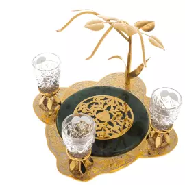 Vodka set "Bells" for 3 persons, Zlatoust
