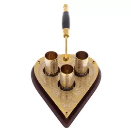 Набор для водки "Мастерок" на 3 персоны, Златоуст