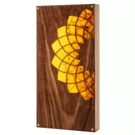 Нарды из ореха и янтаря "Орнамент"