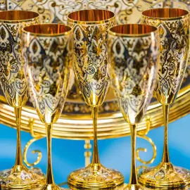 Набор для вина "Золотая роскошь" на 6 персон