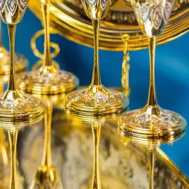 Набор для вина "Золотая роскошь" на 6 персон