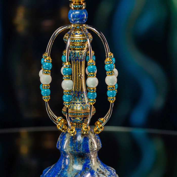 Flower vase "Lapis Lazuli"