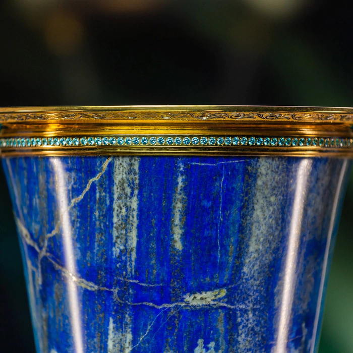 Flower vase "Lapis Lazuli"