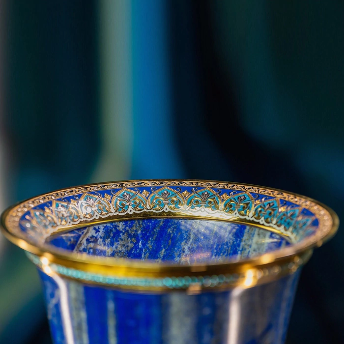 Flower vase "Lapis Lazuli"