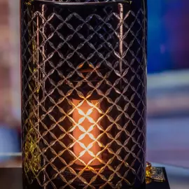 Composition "Lioness" with a candlestick