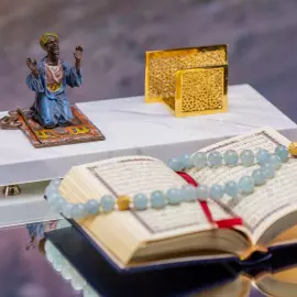 Композиция из белого мрамора "Сокровища Востока"