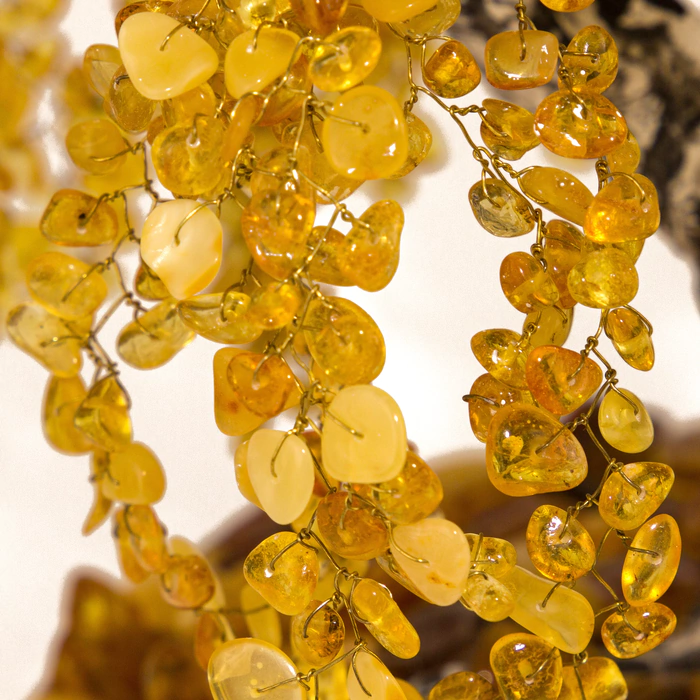 Souvenir of amber "Russian birch"