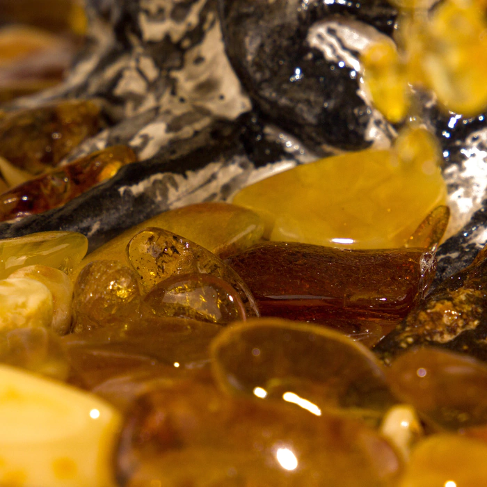 Souvenir of amber "Russian birch"