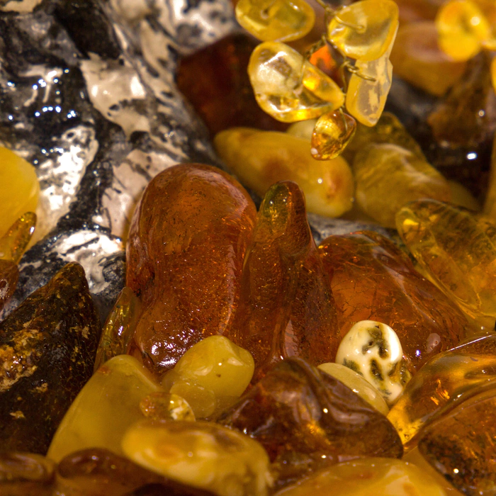 Souvenir of amber "Russian birch"