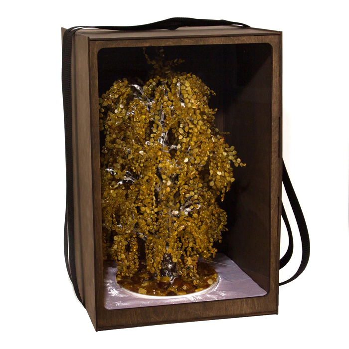 Souvenir of amber "Russian birch"