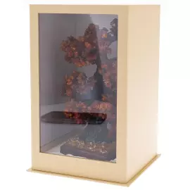 Дерево из янтаря "Дуб" коньячный