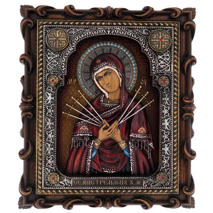 Semistrelnaya wooden icon