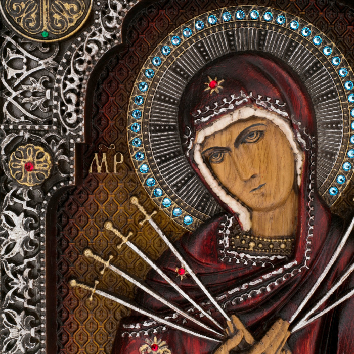 Semistrelnaya wooden icon