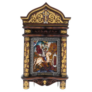 Wooden icon "George the Victorious"