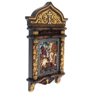 Wooden icon "George the Victorious"