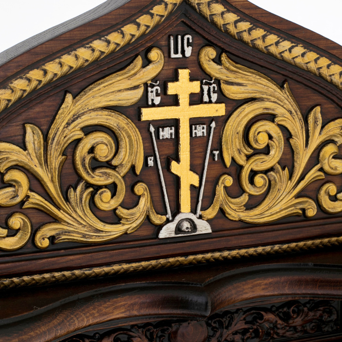 Wooden icon "George the Victorious"