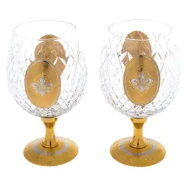 Набор бокалов для коньяка на 2 персоны, Златоуст