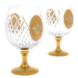 Набор бокалов для коньяка на 2 персоны, Златоуст