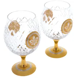 Набор бокалов для коньяка "Гербовый" на 2 персоны, Златоуст
