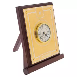 Clock panel "Russia" on a stand, Zlatoust