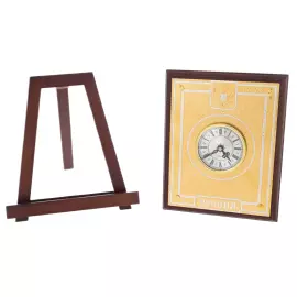 Clock panel "Russia" on a stand, Zlatoust