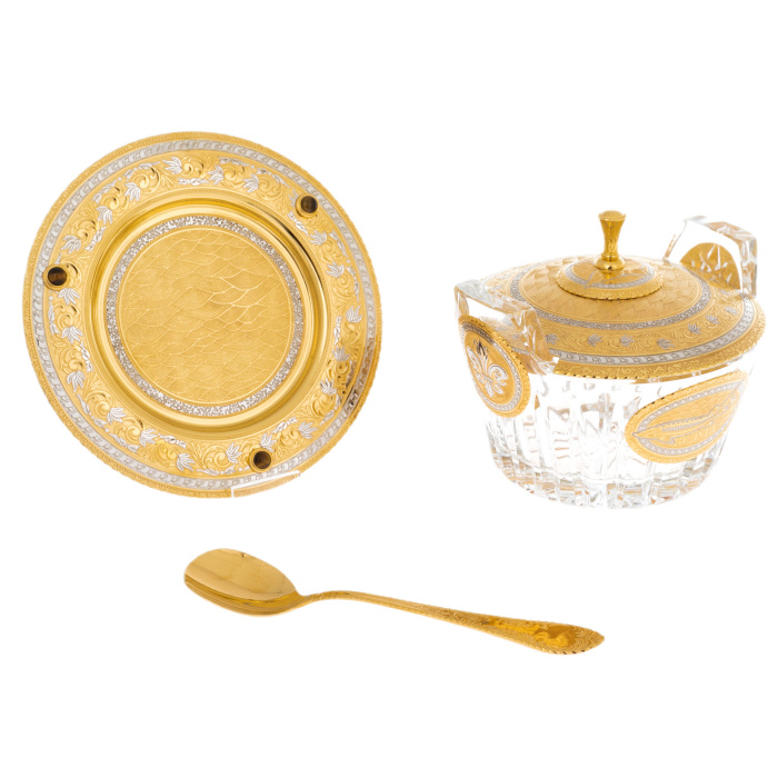 Beluga large caviar bowl, Zlatoust