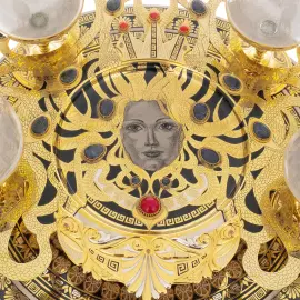 Набор для коньяка "Горгона" на 4 персоны, Златоуст