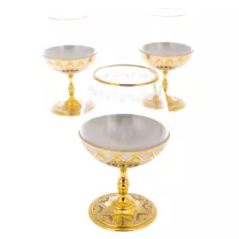 Набор для коньяка "Горгона" на 4 персоны, Златоуст