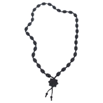 Rosary of jade "Muslim. A star with balls, black