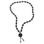 Rosary of jade "Muslim. A star with balls, black