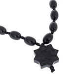 Rosary of jade "Muslim. Star" without balls, black